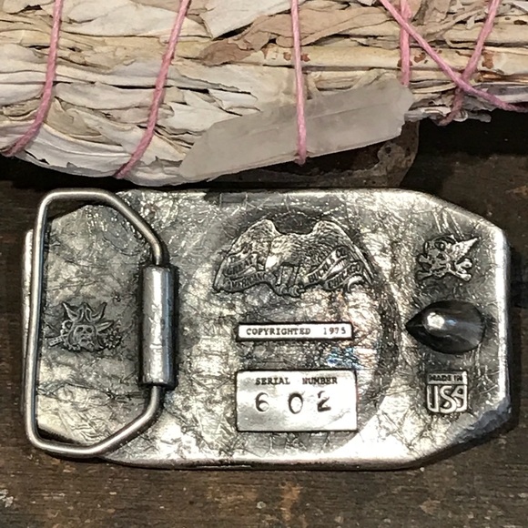 harley davidson belt buckle serial number 602